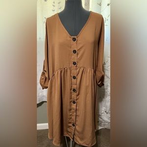 Pre-loved SHEIN  babydoll midi dress 👗